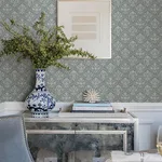 A-Street Prints Frances wallpaper, color Blue, SKU AST6351