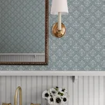 A-Street Prints Frances wallpaper, color Blue, SKU AST6351
