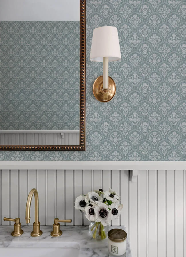 A-Street Prints Frances wallpaper, color Blue, SKU AST6351