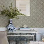 A-Street Prints Frances wallpaper, color Moss, SKU AST6353