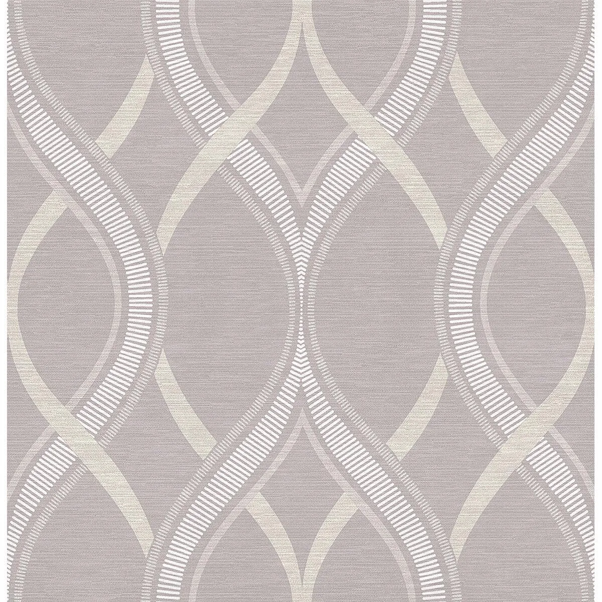 A-Street Prints Frequency wallpaper, color Lavender, SKU 2625-21852