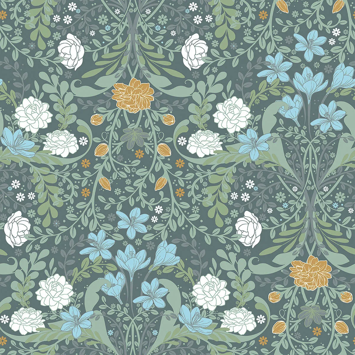 A-Street Prints Froso wallpaper, color Turquoise, SKU 2999-24106
