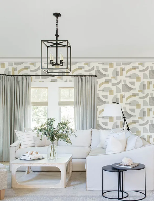 A-Street Prints Fulton wallpaper, color Gold, SKU 4141-27159