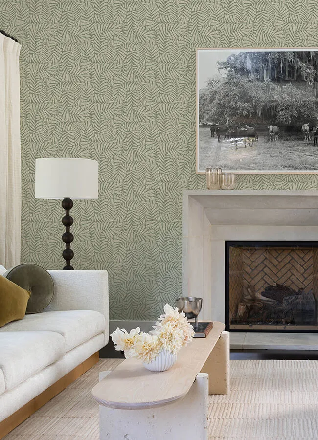 A-Street Prints Gabriel wallpaper, color Moss, SKU 4155-27311