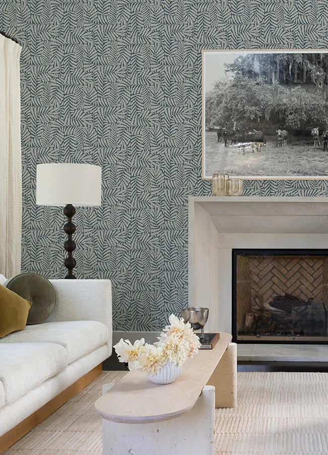 A-Street Prints Gabriel wallpaper, color Teal, SKU 4155-27312