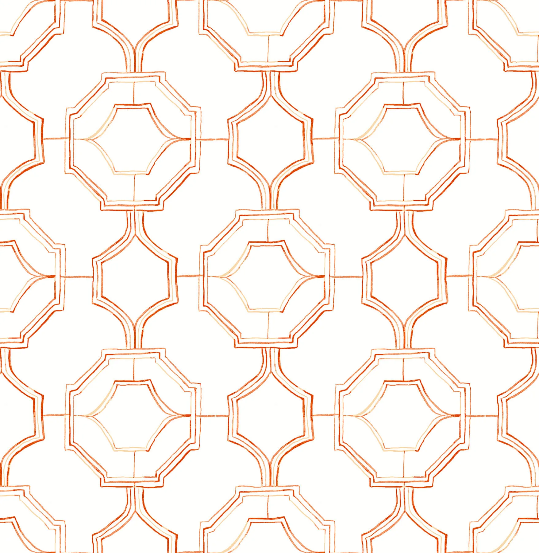 A-Street Prints Gallina wallpaper, color Orange, SKU 4081-26317