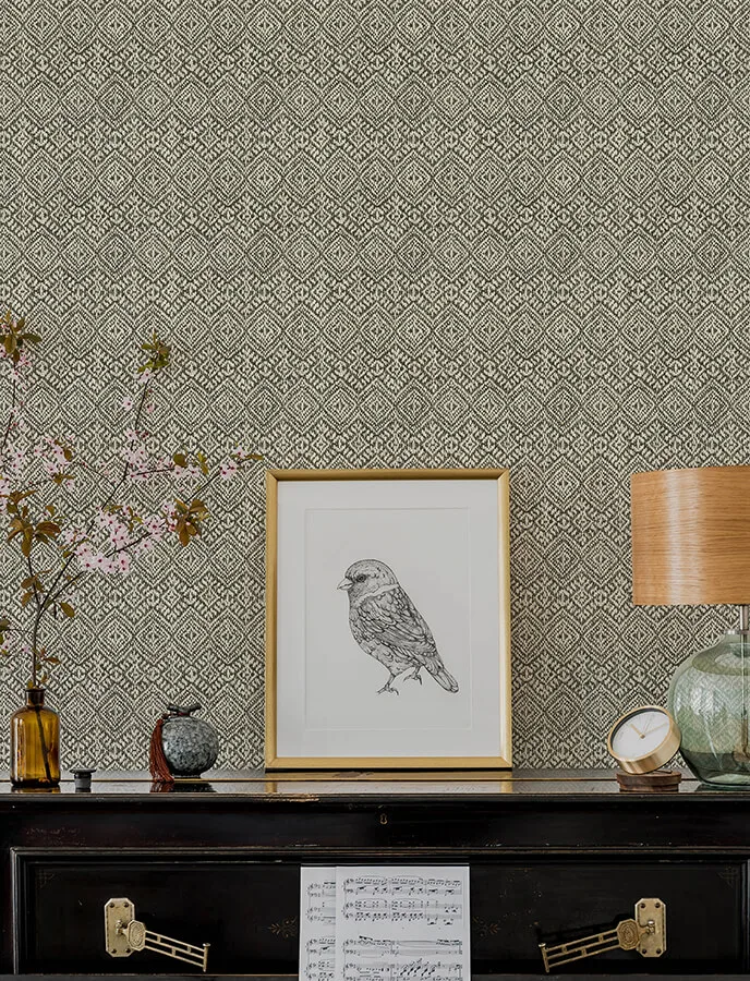 A-Street Prints Gallivant wallpaper, color Black, SKU 4146-27255