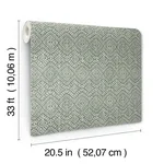 A-Street Prints Gallivant - Green Wallpaper | Buy Online A-Street Prints Gallivant wallpaper, color Green, SKU 4146-27256