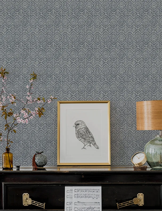 A-Street Prints Gallivant wallpaper, color Indigo, SKU 4146-27257