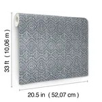 A-Street Prints Gallivant - Indigo Wallpaper | Buy Online A-Street Prints Gallivant wallpaper, color Indigo, SKU 4146-27257