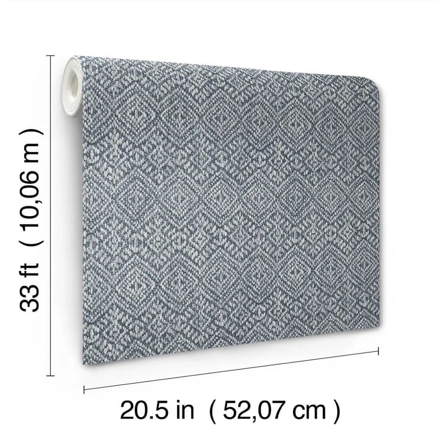 A-Street Prints Gallivant - Indigo Wallpaper | Buy Online A-Street Prints Gallivant wallpaper, color Indigo, SKU 4146-27257