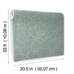 A-Street Prints Gardena - Sea Green Wallpaper | Buy Online A-Street Prints Gardena wallpaper, color Sea Green, SKU 4122-27006