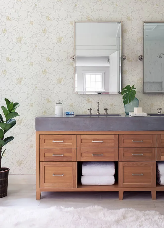 A-Street Prints Gardena wallpaper, color White, SKU 4122-27007