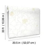 A-Street Prints Gardena - White Wallpaper | Buy Online A-Street Prints Gardena wallpaper, color White, SKU 4122-27007