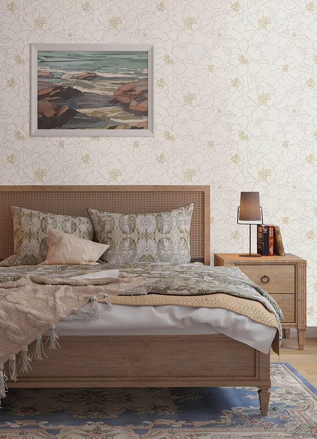 A-Street Prints Gardena - White Wallpaper | Buy Online A-Street Prints Gardena wallpaper, color White, SKU 4122-27007