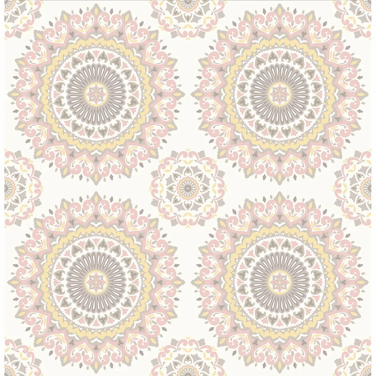 A-Street Prints Gemma wallpaper, color Light Pink, SKU 1014-001805