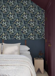 A-Street Prints Geneva wallpaper, color Dark Blue, SKU 4173-27643
