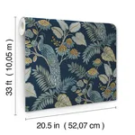 A-Street Prints Geneva - Dark Blue Wallpaper | Buy Online A-Street Prints Geneva wallpaper, color Dark Blue, SKU 4173-27643