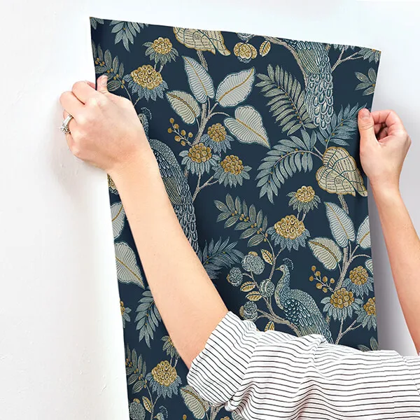 A-Street Prints Geneva - Dark Blue Wallpaper | Buy Online A-Street Prints Geneva wallpaper, color Dark Blue, SKU 4173-27643