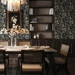 A-Street Prints Geneva wallpaper, color Black, SKU 4173-27646