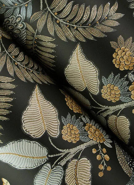 A-Street Prints Geneva wallpaper, color Black, SKU 4173-27646