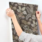 A-Street Prints Geneva - Chocolate Wallpaper | Buy Online A-Street Prints Geneva wallpaper, color Chocolate, SKU 4173-27647