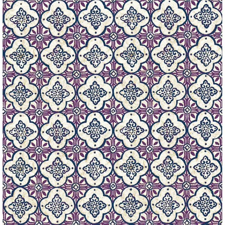 A-Street Prints Geo wallpaper, color Violet, SKU 1014-001852