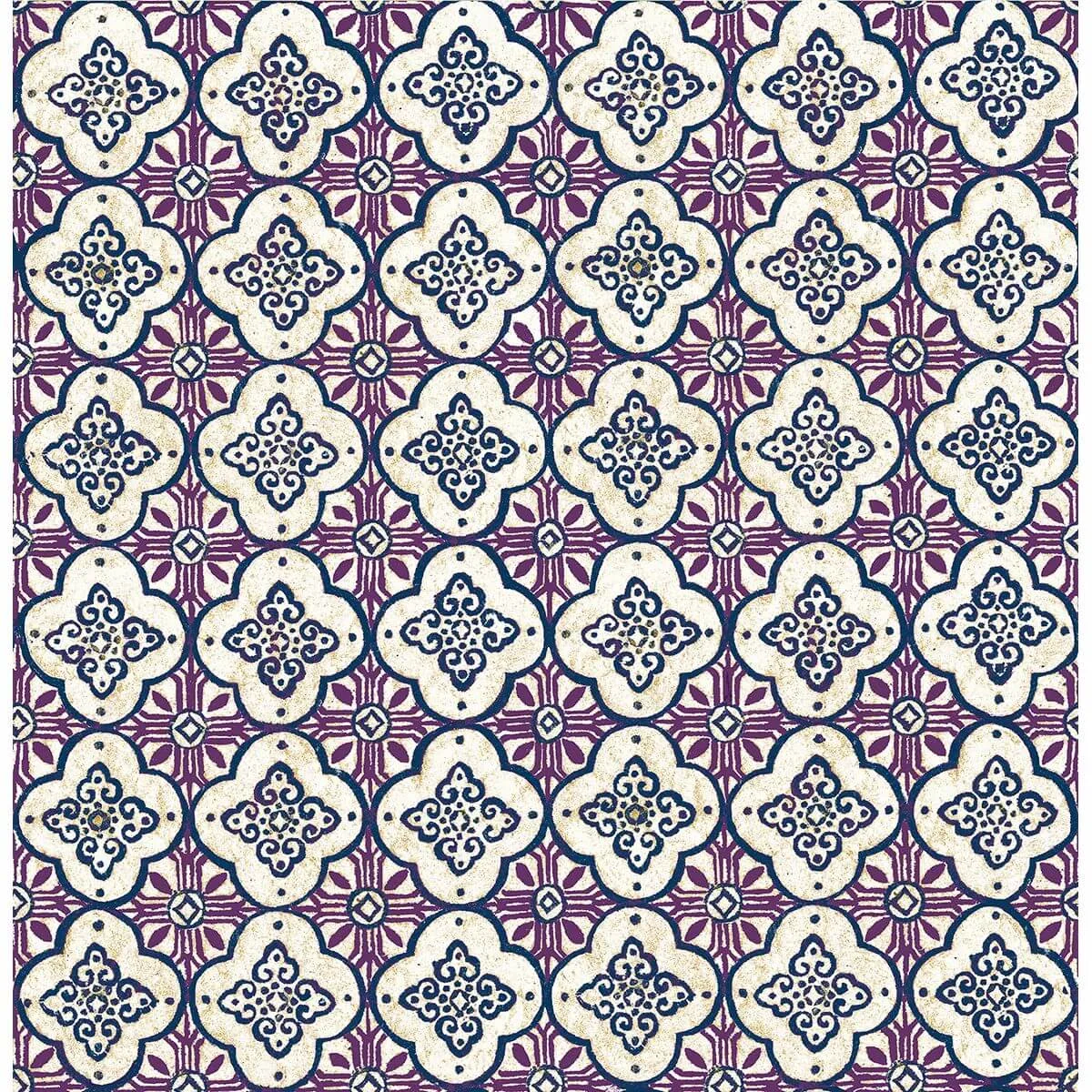 A-Street Prints Geo wallpaper, color Violet, SKU 1014-001852