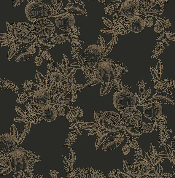 A-Street Prints Gerty wallpaper, color Gold, SKU 4173-27635