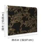 A-Street Prints Gerty - Gold Wallpaper | Buy Online A-Street Prints Gerty wallpaper, color Gold, SKU 4173-27635