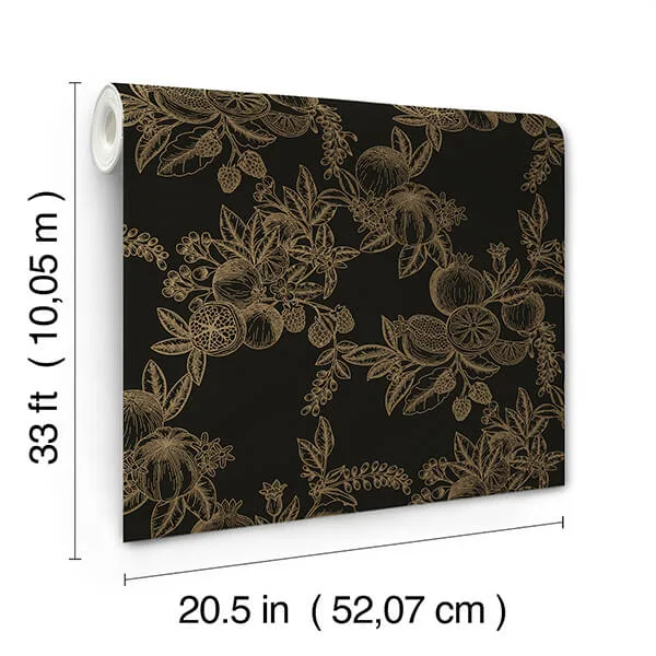 A-Street Prints Gerty - Gold Wallpaper | Buy Online A-Street Prints Gerty wallpaper, color Gold, SKU 4173-27635