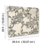 A-Street Prints Gerty - Black Wallpaper | Buy Online A-Street Prints Gerty wallpaper, color Black, SKU 4173-27637