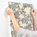 A-Street Prints Gerty - Black Wallpaper | Buy Online A-Street Prints Gerty wallpaper, color Black, SKU 4173-27637