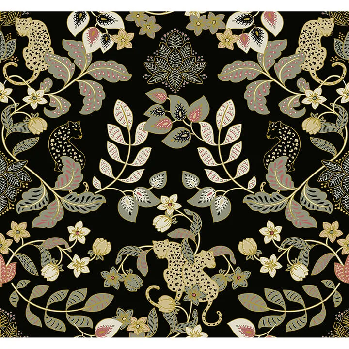 A-Street Prints Getty wallpaper, color Black, SKU 4034-72131