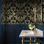 A-Street Prints Getty - Black Wallpaper | Buy Online A-Street Prints Getty wallpaper, color Black, SKU 4034-72131