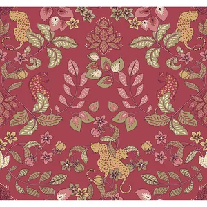 A-Street Prints Getty wallpaper, color Raspberry, SKU 4034-72130