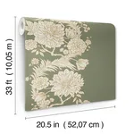 A-Street Prints Gisela - Green Wallpaper | Buy Online A-Street Prints Gisela wallpaper, color Green, SKU 4173-27639