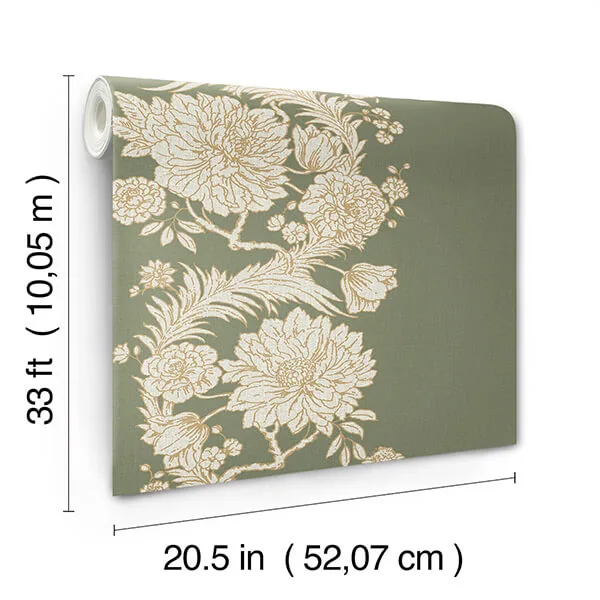 A-Street Prints Gisela - Green Wallpaper | Buy Online A-Street Prints Gisela wallpaper, color Green, SKU 4173-27639