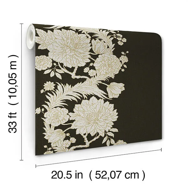 A-Street Prints Gisela - Black Wallpaper | Buy Online A-Street Prints Gisela wallpaper, color Black, SKU 4173-27641