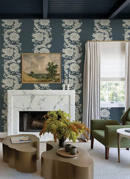 A-Street Prints Gisela wallpaper, color Blue, SKU 4173-27642