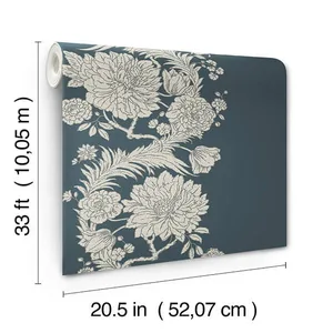 A-Street Prints Gisela wallpaper, color Blue, SKU 4173-27642