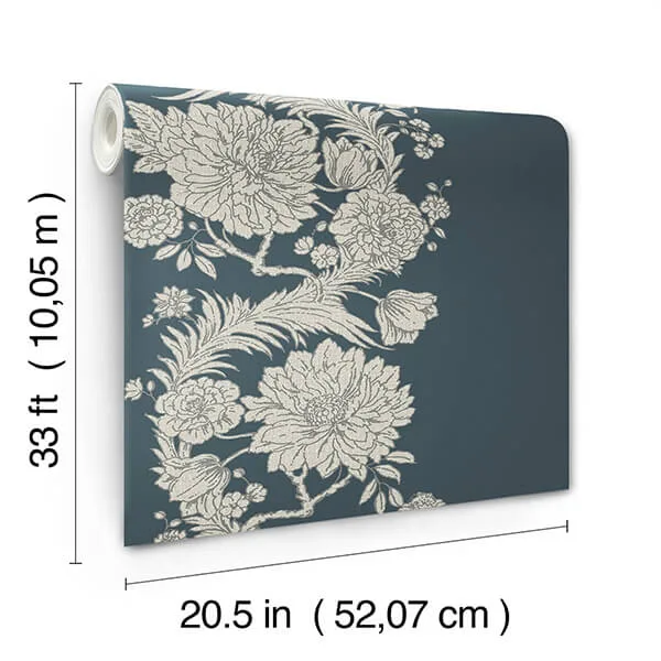 A-Street Prints Gisela - Blue Wallpaper | Buy Online A-Street Prints Gisela wallpaper, color Blue, SKU 4173-27642