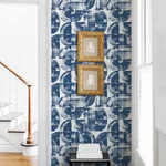 A-Street Prints Giulietta wallpaper, color Blue, SKU 4014-26407