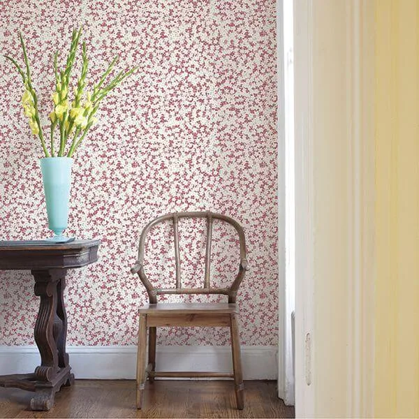 A-Street Prints Giverny wallpaper, color Pink, SKU 2901-25446