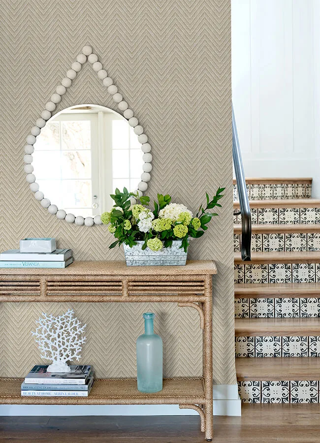 A-Street Prints Glynn - Wheat Wallpaper | Buy Online A-Street Prints Glynn wallpaper, color Wheat, SKU 4122-27045