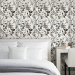 A-Street Prints Gossamer - Black Wallpaper | Buy Online A-Street Prints Gossamer wallpaper, color Black, SKU 2716-23866