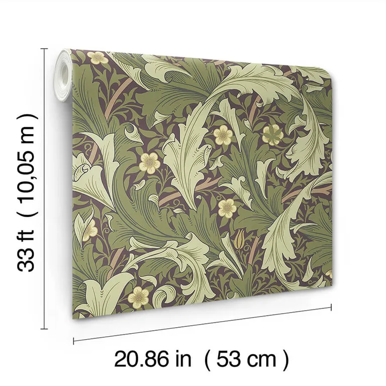 A-Street Prints Granville wallpaper, color Plum, SKU 4153-82013