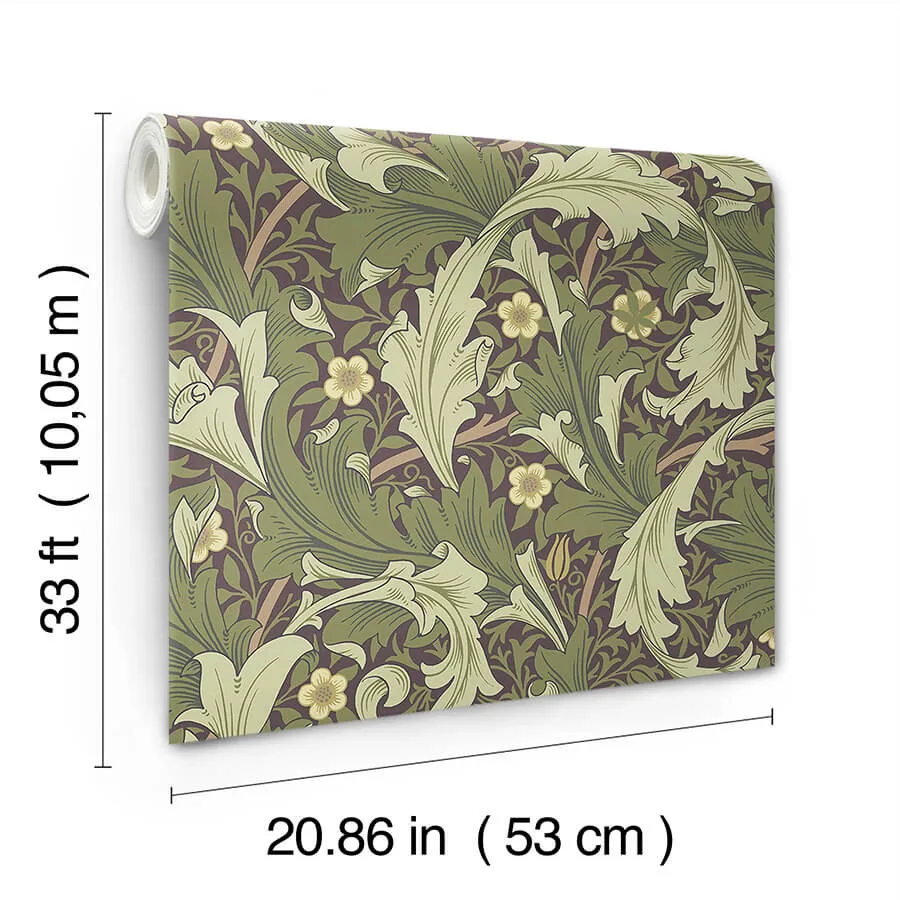 A-Street Prints Granville - Plum Wallpaper | Buy Online A-Street Prints Granville wallpaper, color Plum, SKU 4153-82013