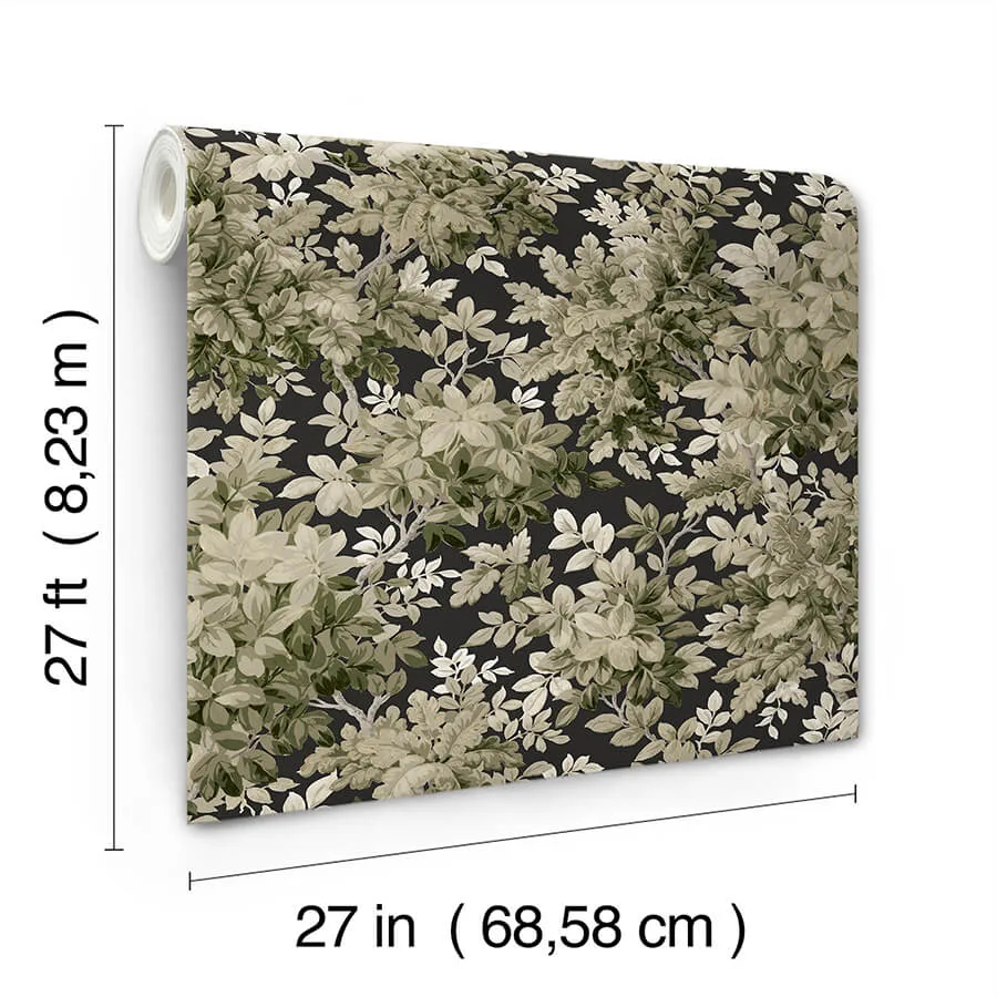 A-Street Prints Greenwood - Black Wallpaper | Buy Online A-Street Prints Greenwood wallpaper, color Black, SKU 4147-80005