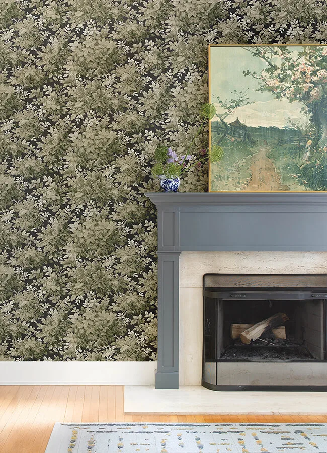 A-Street Prints Greenwood - Black Wallpaper | Buy Online A-Street Prints Greenwood wallpaper, color Black, SKU 4147-80005